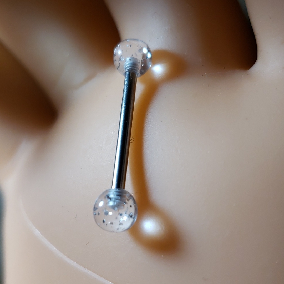 Brand New 14g Barbell Tongue Ring